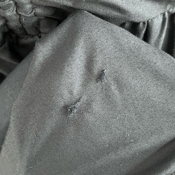 Sea New York 100% Cotton Puff Sleeve Sz XS Minimalist Babydoll Tiered Maxi Dress - Picture 13 of 16